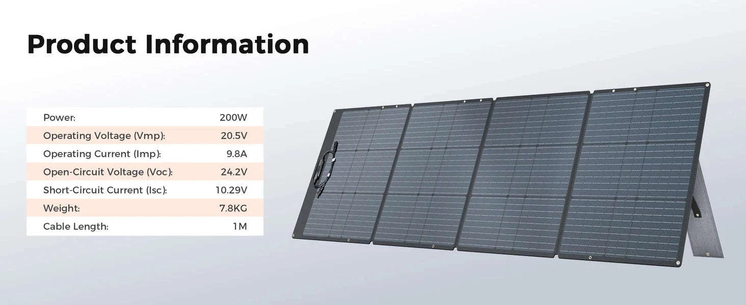 100W 200W 400W Foldable Solar Panel Portable Solar Charger-SPC200W / United States
