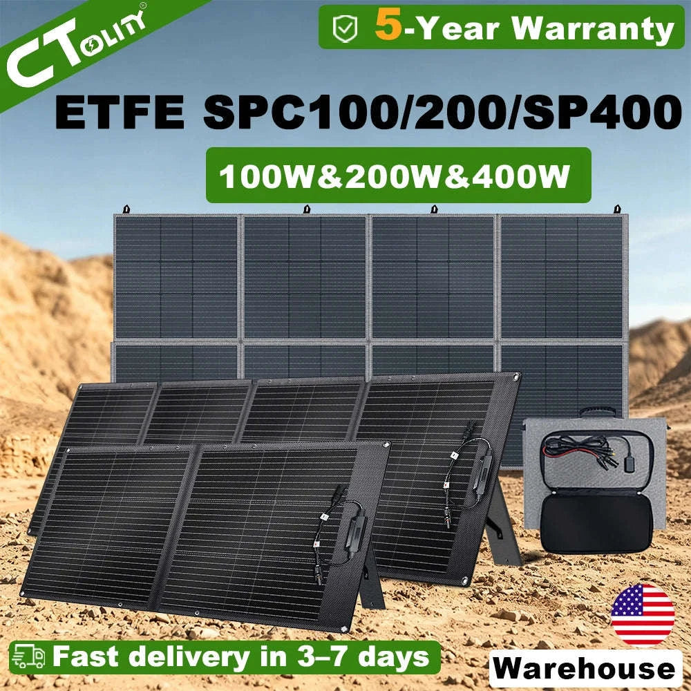 100W 200W 400W Foldable Solar Panel Portable Solar Charger-SPC200W / United States