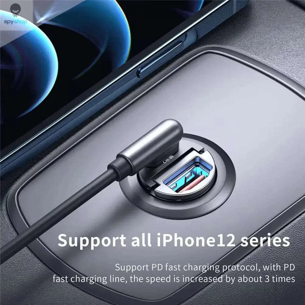 100W Car Charger – Fast Dual-Port Power for Phones and Laptops-PD-100W