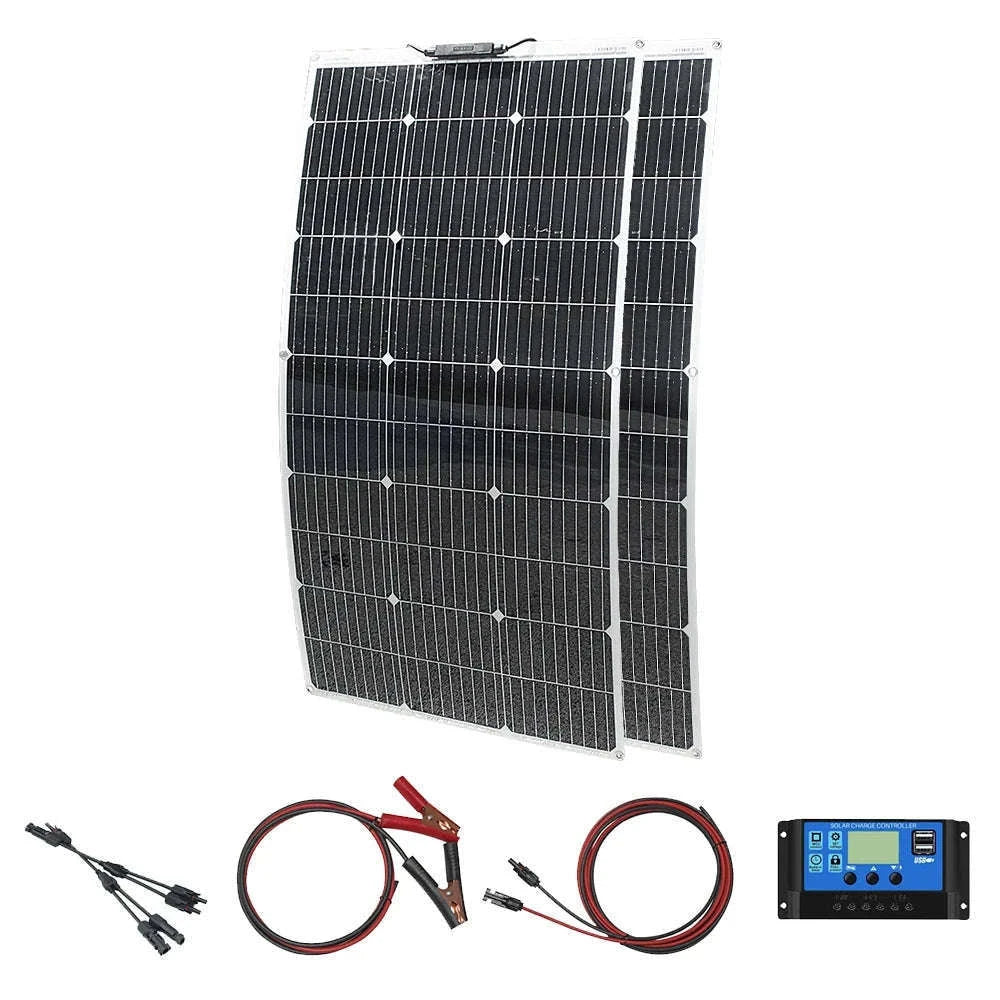 100W Flexible Monocrystalline Solar Panel 12V/24V-100w solar panel / Russian Federation