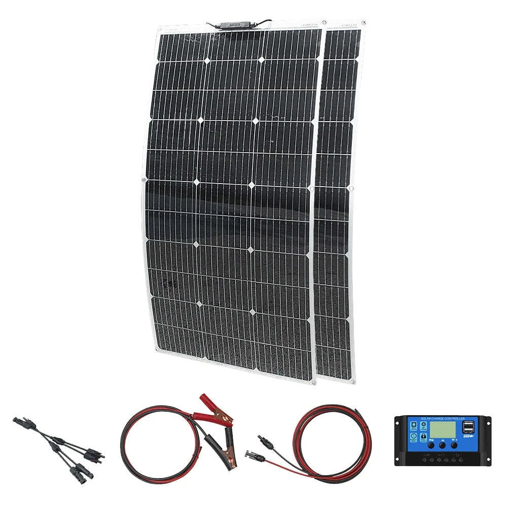 100W Flexible Monocrystalline Solar Panel 12V/24V-100w solar panel / Russian Federation