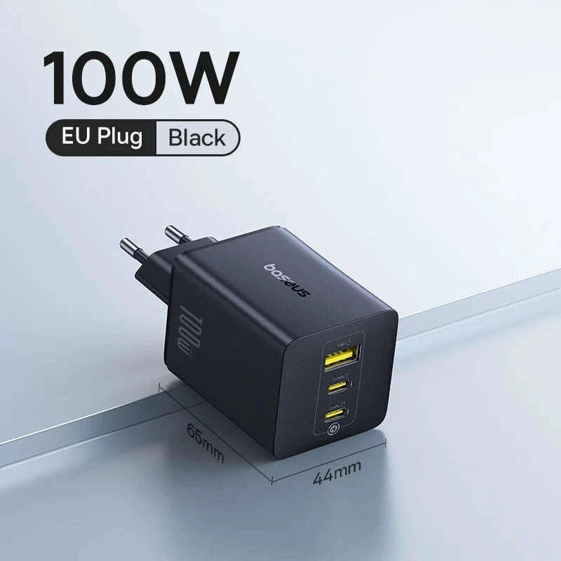 100W GaN Fast Charger 2C+U-US Plug White / China Mainland