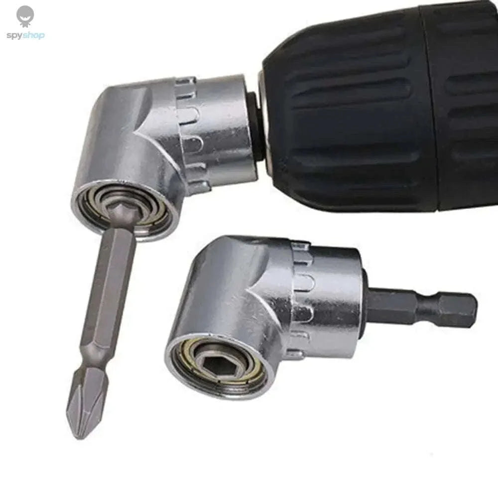 105° Angle Drill Attachment with Magnetic Bit Holder-Turn screwdriver