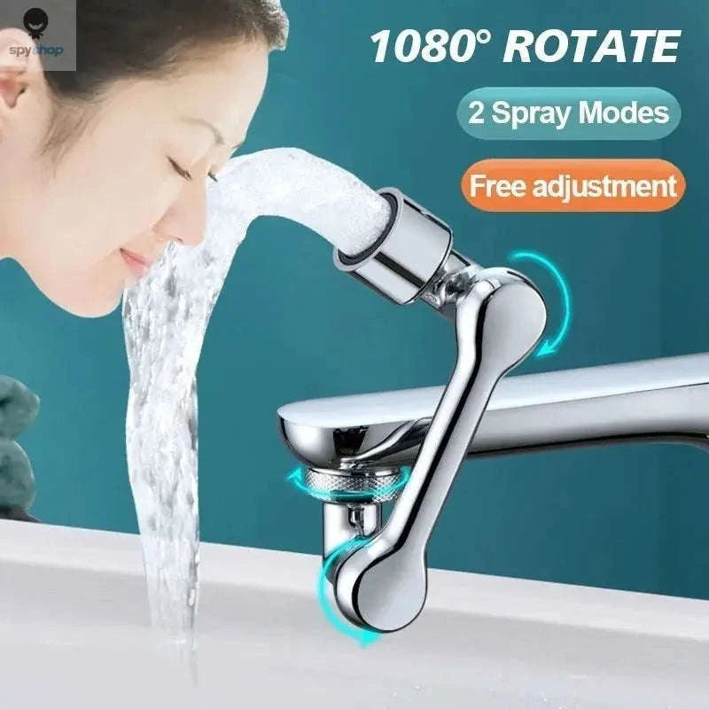 1080° Rotatable Faucet Sprayer Head – Multi‑Angle Control and Dual Water Modes-Double Mode
