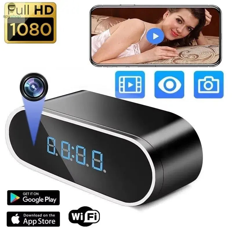 1080P Camera Wireless Cameras HD WiFi Surveillance Security Cam Night Vision 12/24 Hour Loop Recording Spy-shop.com