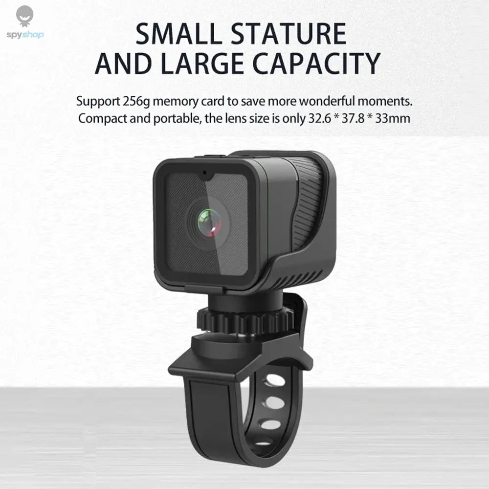 1080P HD Portable Sports Mini Camera with Hotspot WiFi Waterproof Camera, Motorcycle and Bike Driving Recorder Spy-shop.com