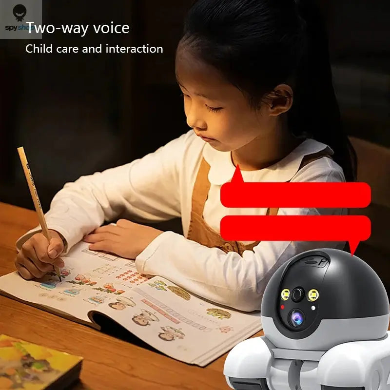 1080P Pet Tracking WIFI Camera Home Security Protection Surveillance Camera Mobile APP Remote Control Baby Pet Monitor Robot Cam 