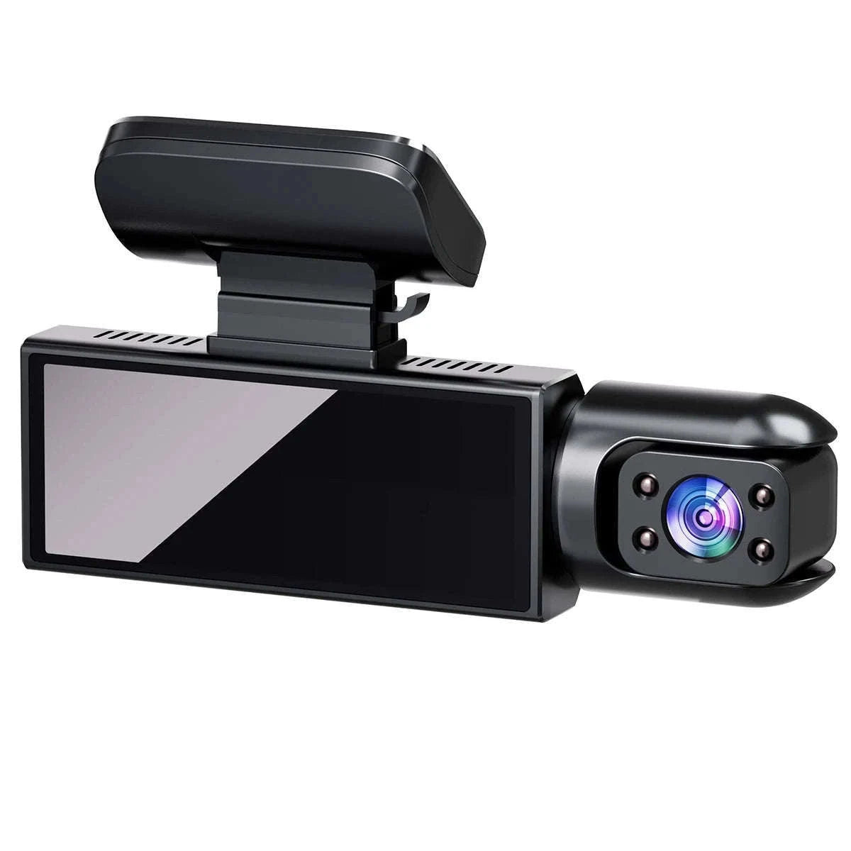 1080P 3-Channel Dash Cam with Front Rear Interior Recording-3-CH-Hardwire kit / No SD Card