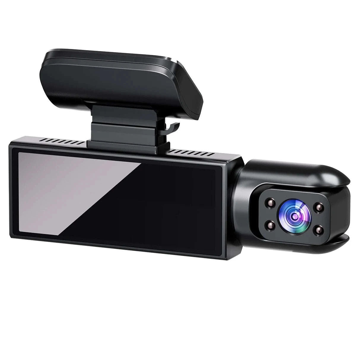 1080P 3-Channel Dash Cam with Front Rear Interior Recording-3-CH-Hardwire kit / No SD Card