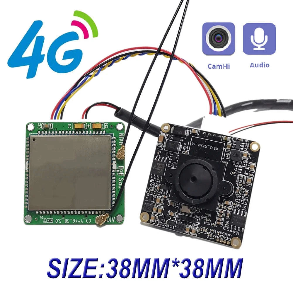 1080P 5MP 4G Camera Module with Motion Detection Alert-2MP 4G 2.8mm lens