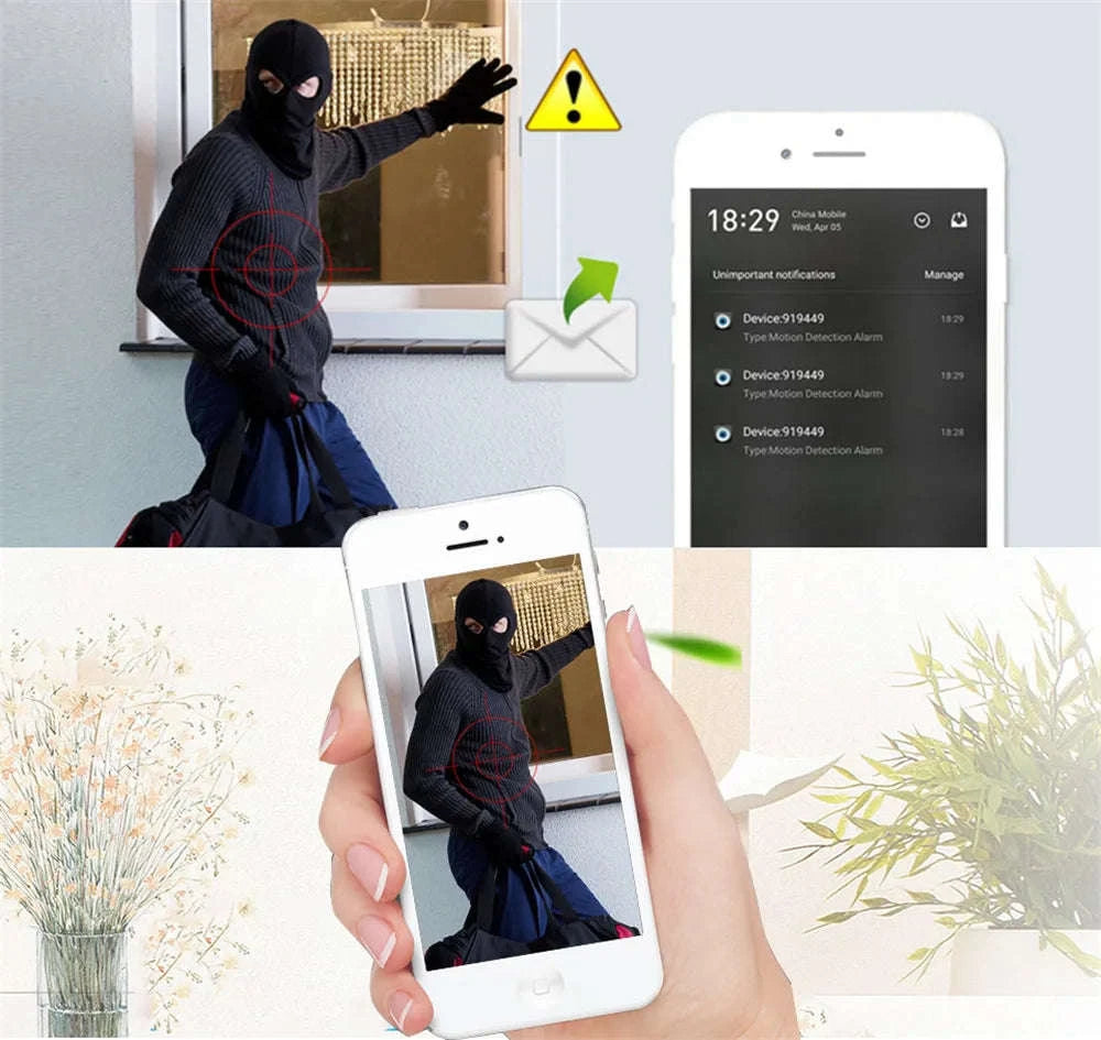 1080P/5MP Indoor WiFi IP Security Camera with 940nm Night Vision-5MP 32G TF Card / 3.6mm