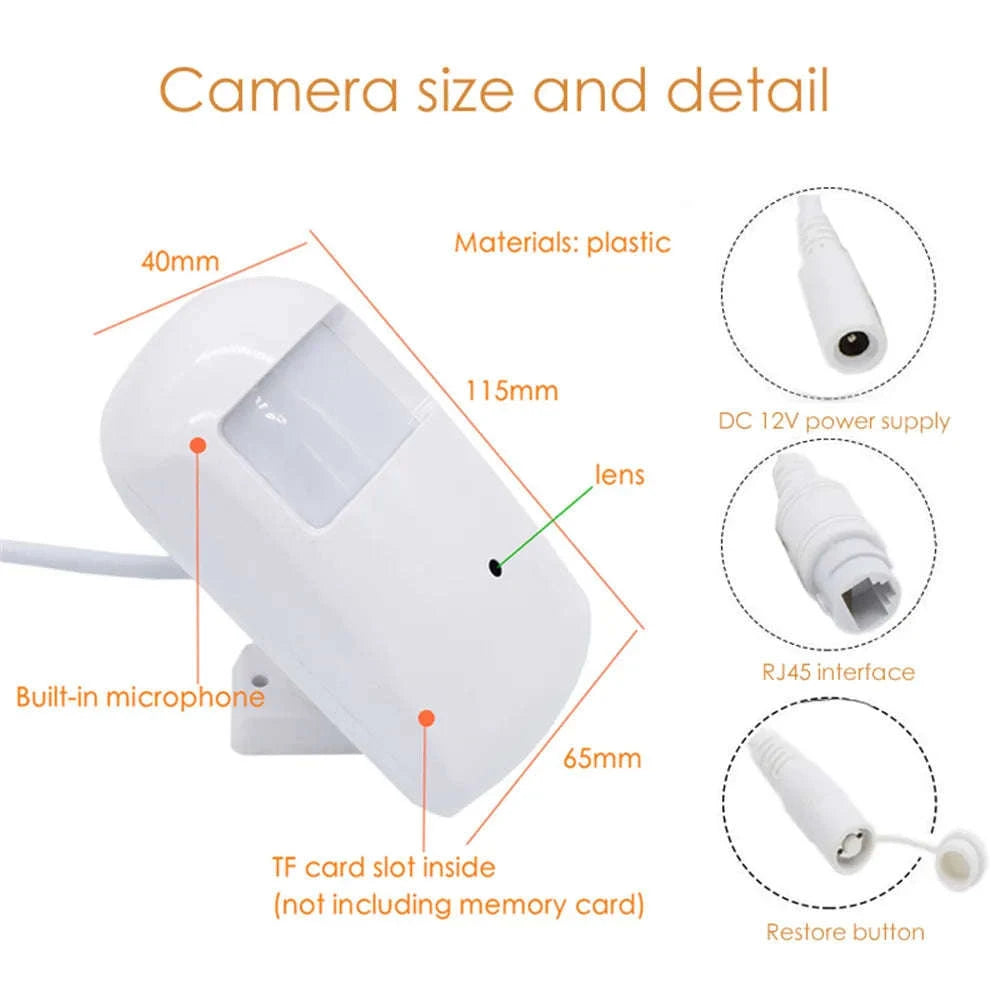 1080P/5MP Indoor WiFi IP Security Camera with 940nm Night Vision-5MP 32G TF Card / 3.6mm