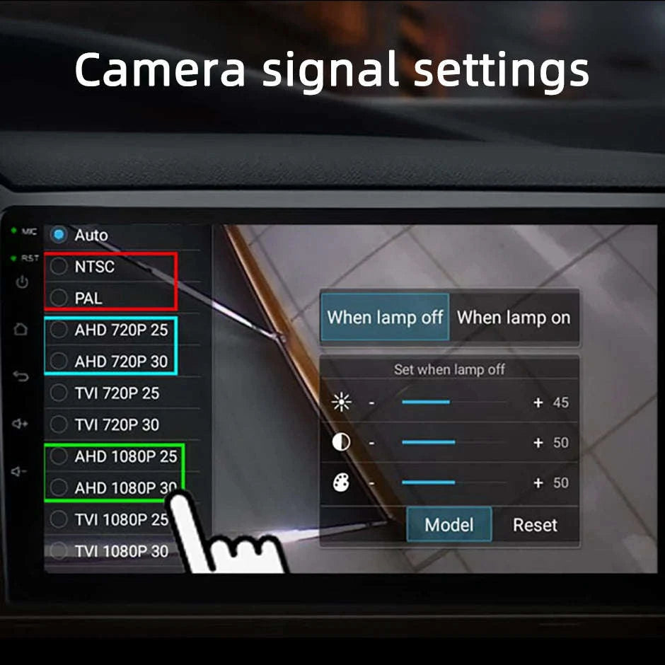 1080P/720P AHD Night Vision Backup Camera for Truck RV Van Pickup-Camera