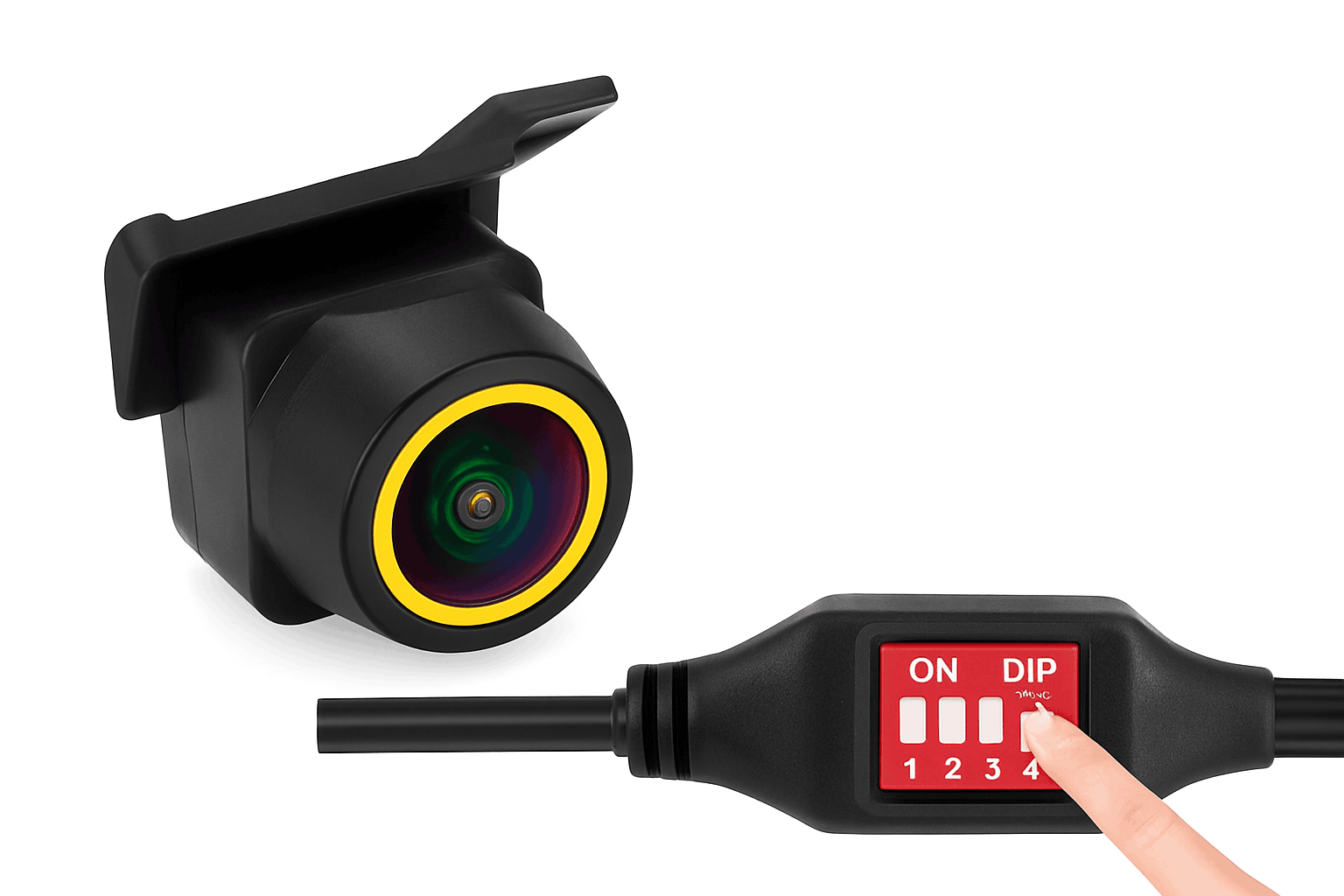 1080P/720P Car Rear View Camera with Night Vision-Dial code 1080P