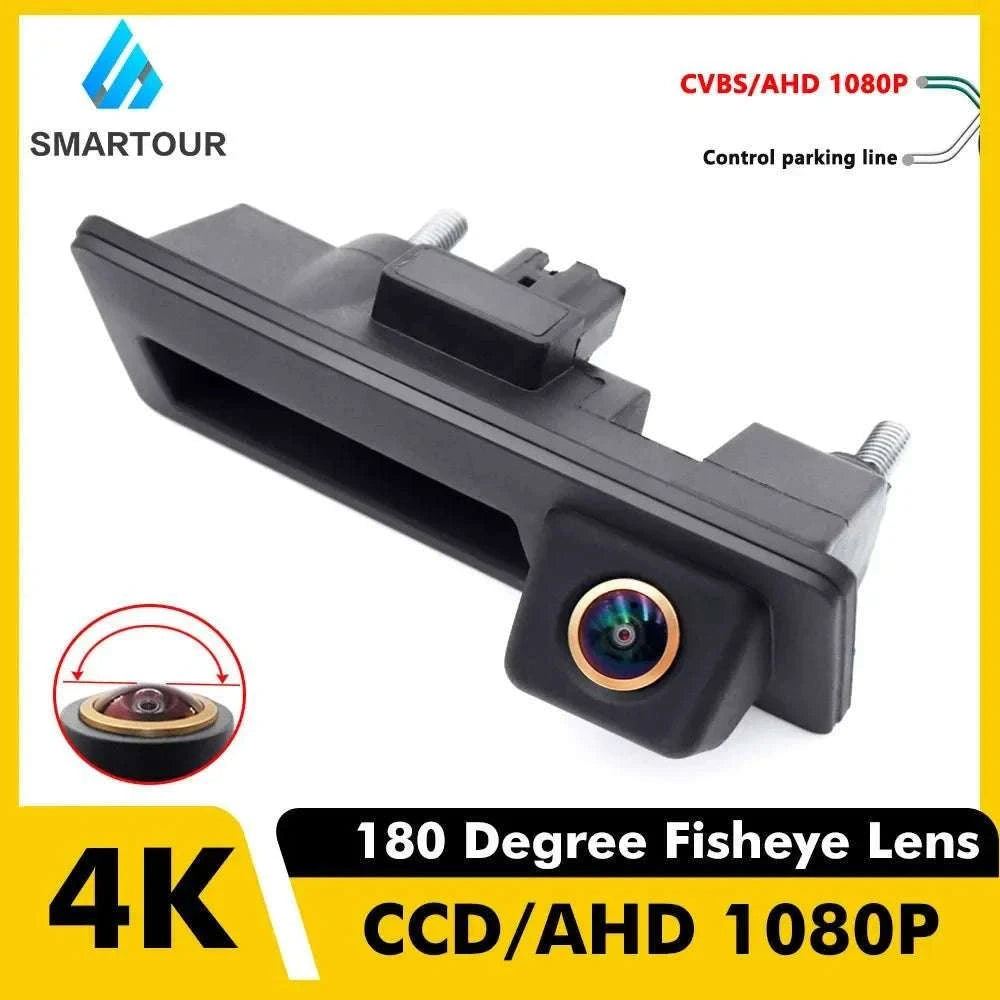 1080P AHD Car Rear View Camera 175° Wide Angle with Guide Lines-CCD 720P