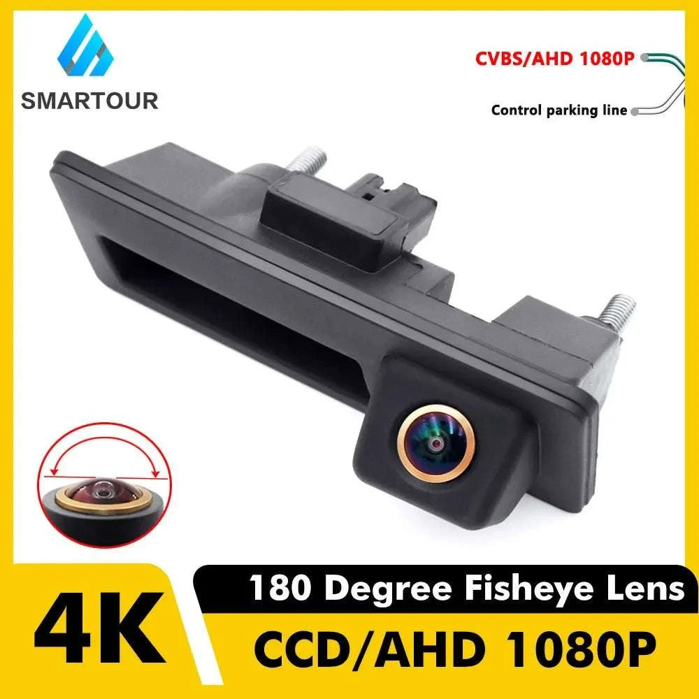 1080P AHD Car Rear View Camera 175° Wide Angle with Guide Lines-CCD 720P