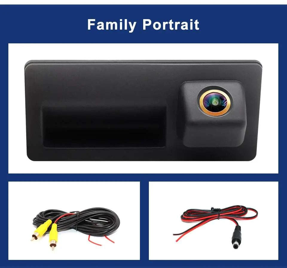 1080P AHD Car Rear View Camera 175° Wide Angle with Guide Lines-CCD 720P