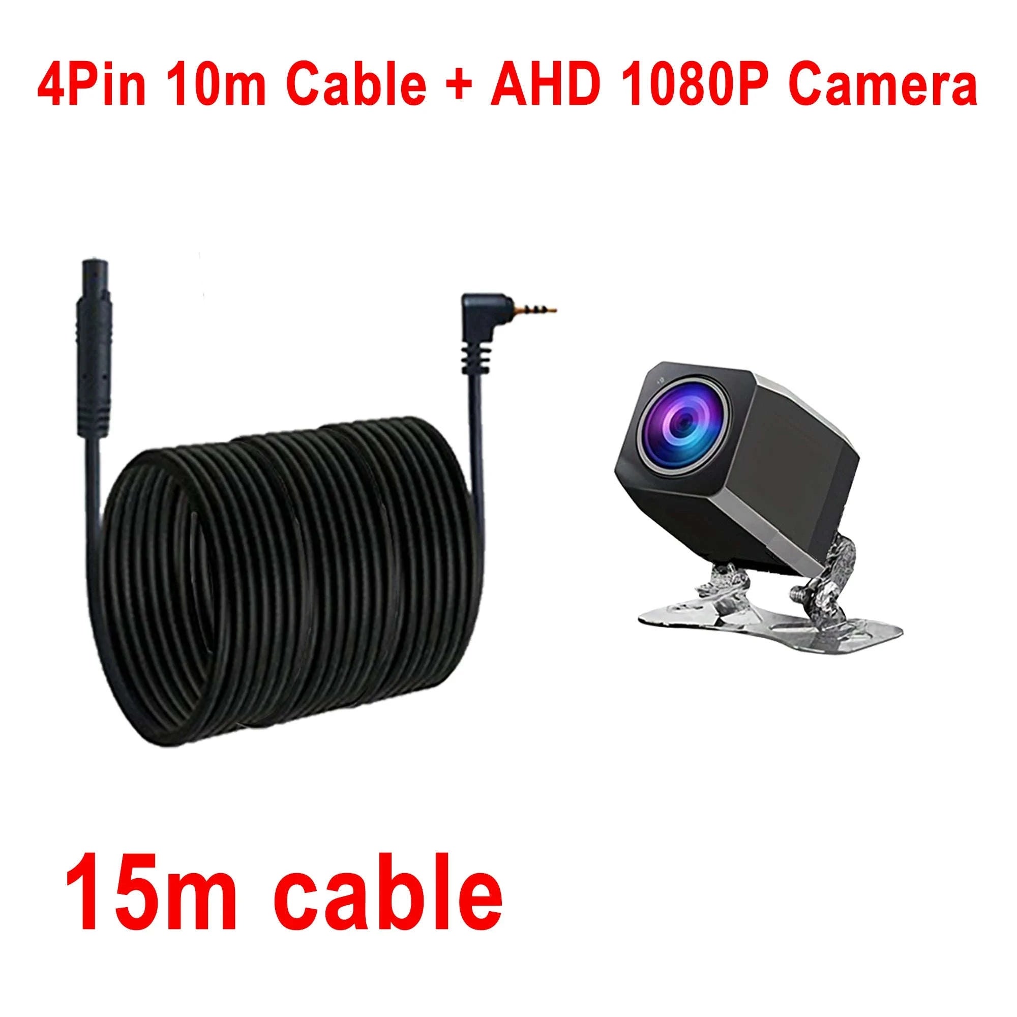 1080P AHD Car Rear View Camera with 4 Pin 2.5mm Jack Waterproof-10m AHD Camera
