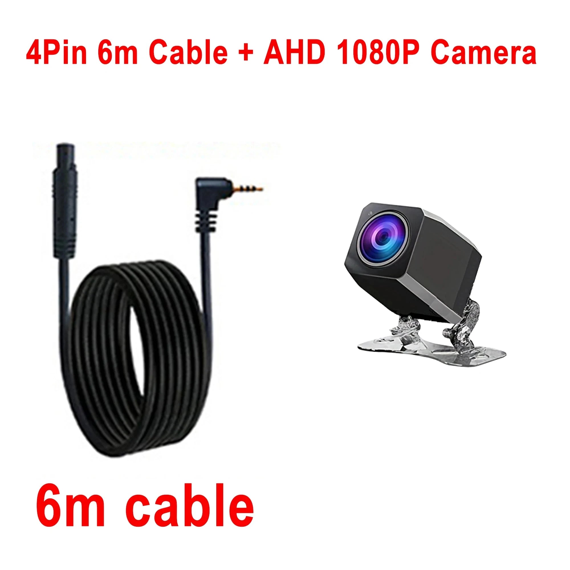 1080P AHD Car Rear View Camera with 4 Pin 2.5mm Jack Waterproof-10m AHD Camera