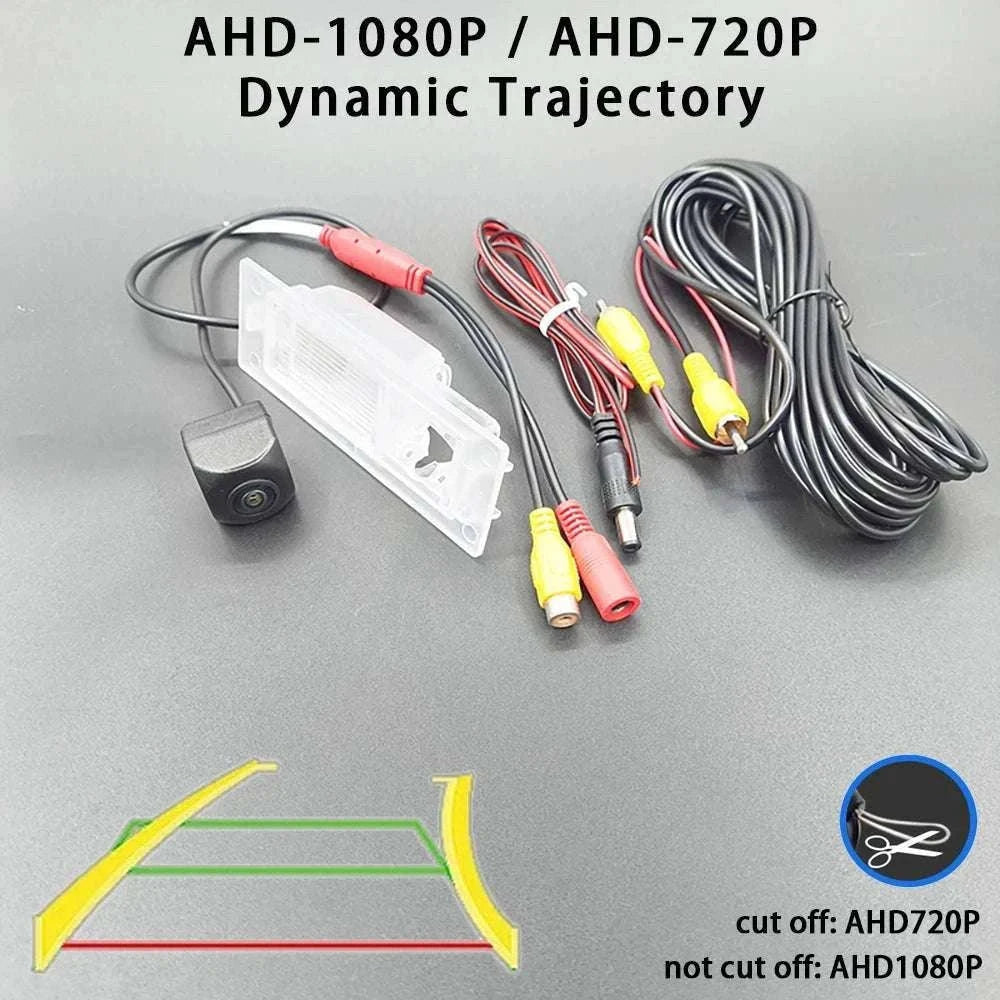1080P AHD Rear View Camera 170° for Jeep Renegade Fiat Tipo 2015–2019-8400 CCD Track / China Mainland / 12 V