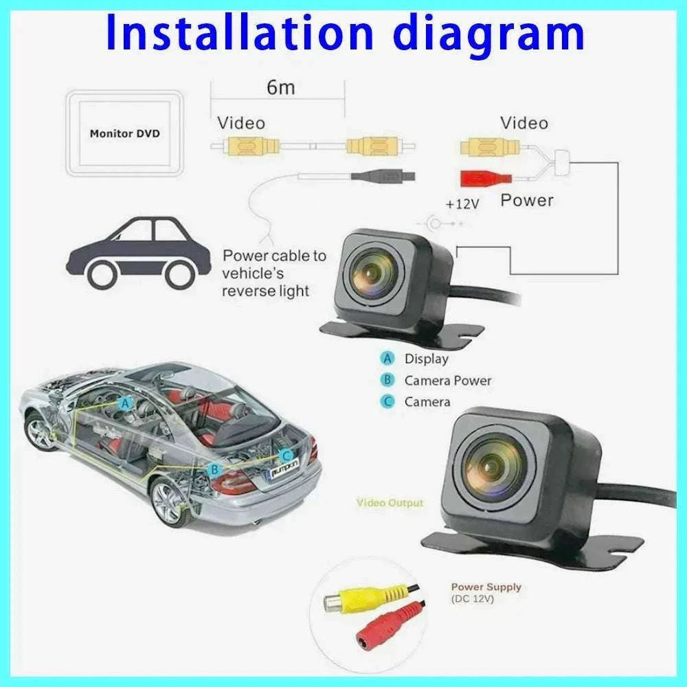 1080P AHD Rear View Camera 170° for Jeep Renegade Fiat Tipo 2015–2019-8400 CCD Track / China Mainland / 12 V