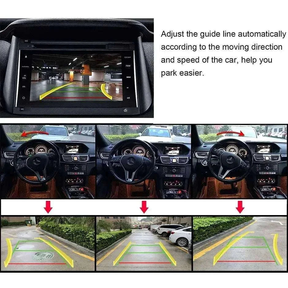 1080P AHD Rear View Camera 170° for Jeep Renegade Fiat Tipo 2015–2019-8400 CCD Track / China Mainland / 12 V