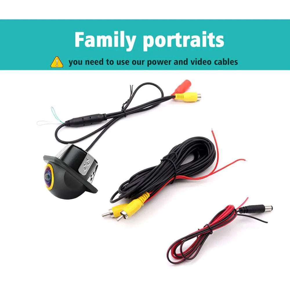 1080P AHD Rear View Camera with Dynamic Guidelines & 175° View-Default Title