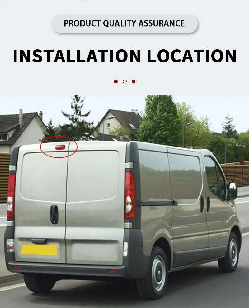 1080P AHD Reverse Camera Brake Light for Trafic Vivaro Combo-CVBS720P-AHD1080P / 12 V
