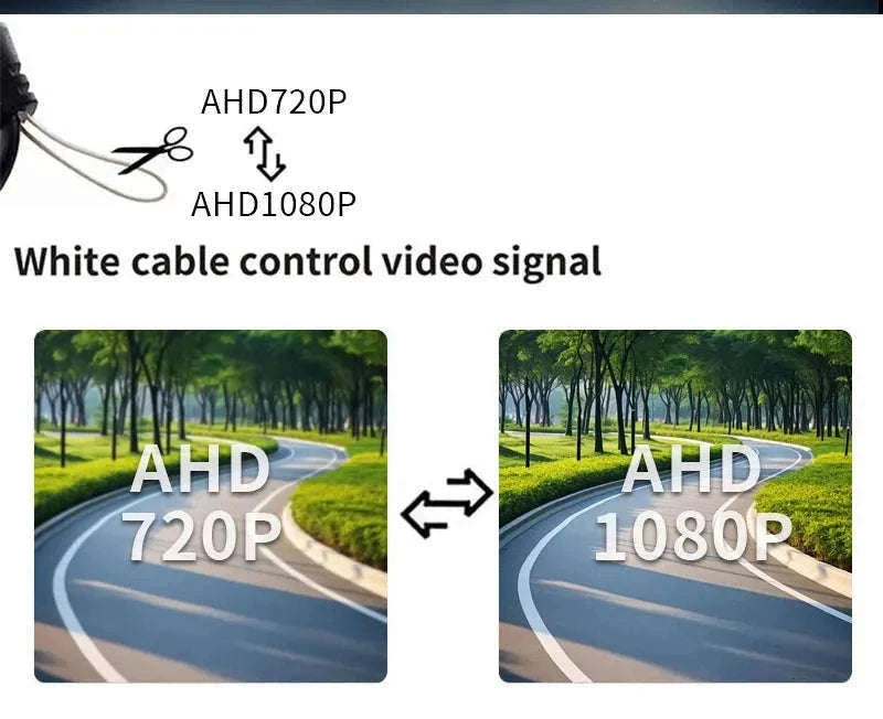 1080P AHD Reverse Camera Brake Light for Trafic Vivaro Combo-CVBS720P-AHD1080P / 12 V