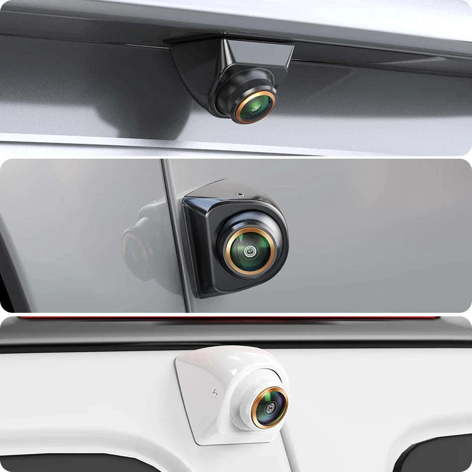 1080P Car Rear View Camera 170° Night Vision-White-AHD1080P