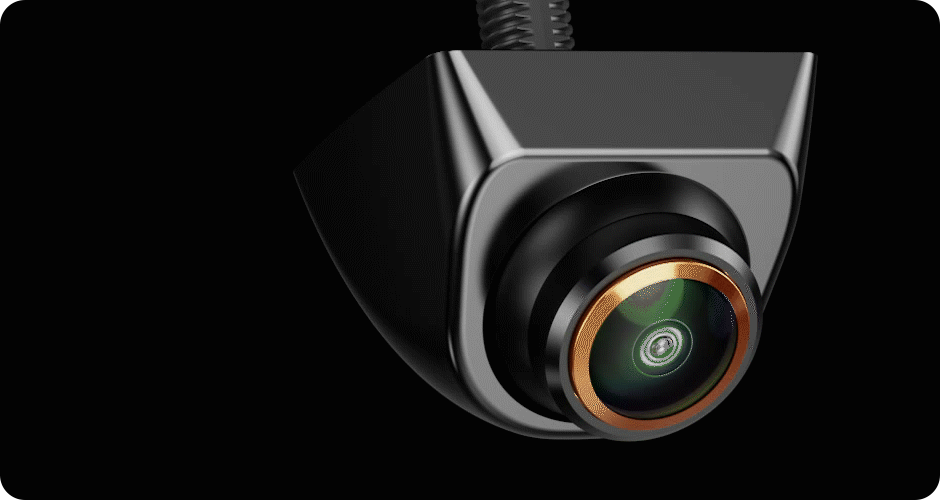 1080P Car Rear View Camera 170° Night Vision-White-AHD1080P