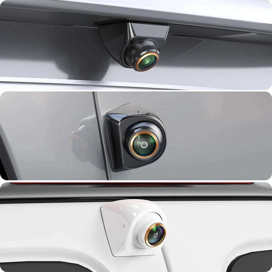 1080P Car Rear View Camera 170° Night Vision-White-AHD1080P