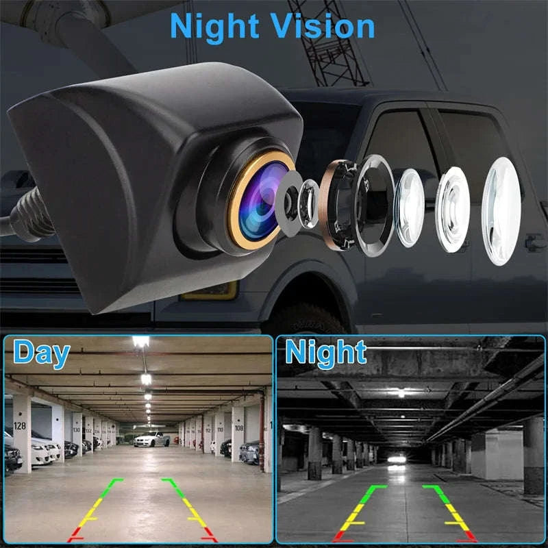 1080P Car Rear View Camera 170° Wide Angle Night Vision-Default Title
