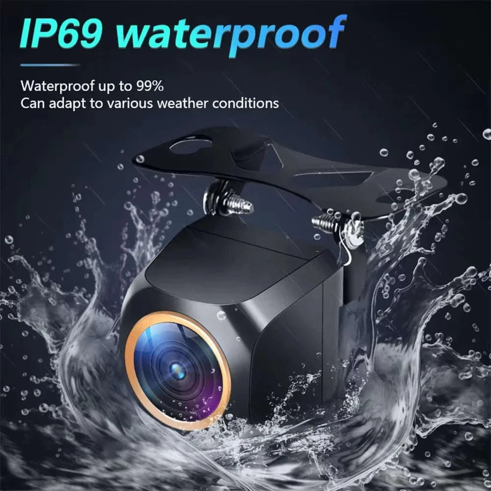 1080P Car Rear View Camera with 200° Fisheye Lens-200 / 12 V