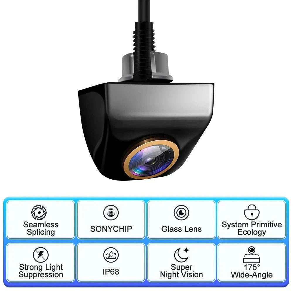 1080P Car Rear View Camera with 200° Fisheye Lens-200 / 12 V