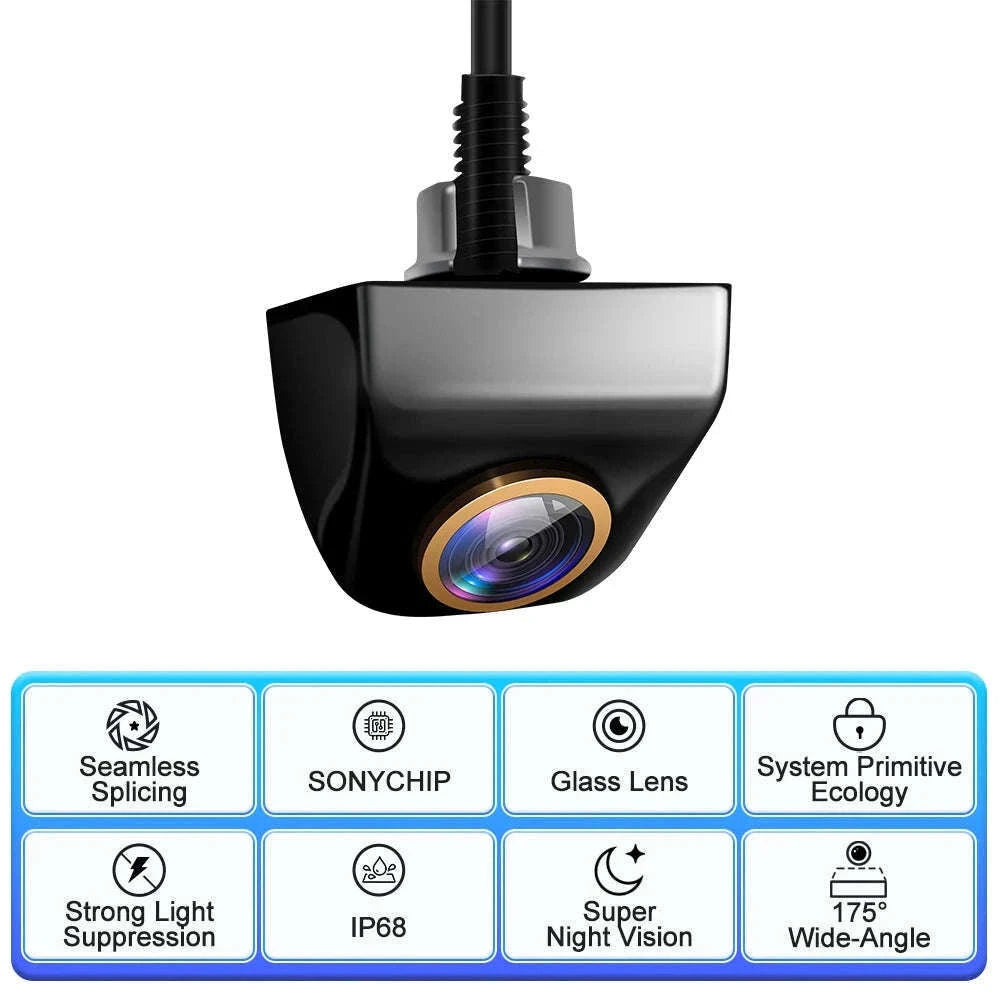 1080P Car Rear View Camera with 200° Fisheye Lens-200 / 12 V