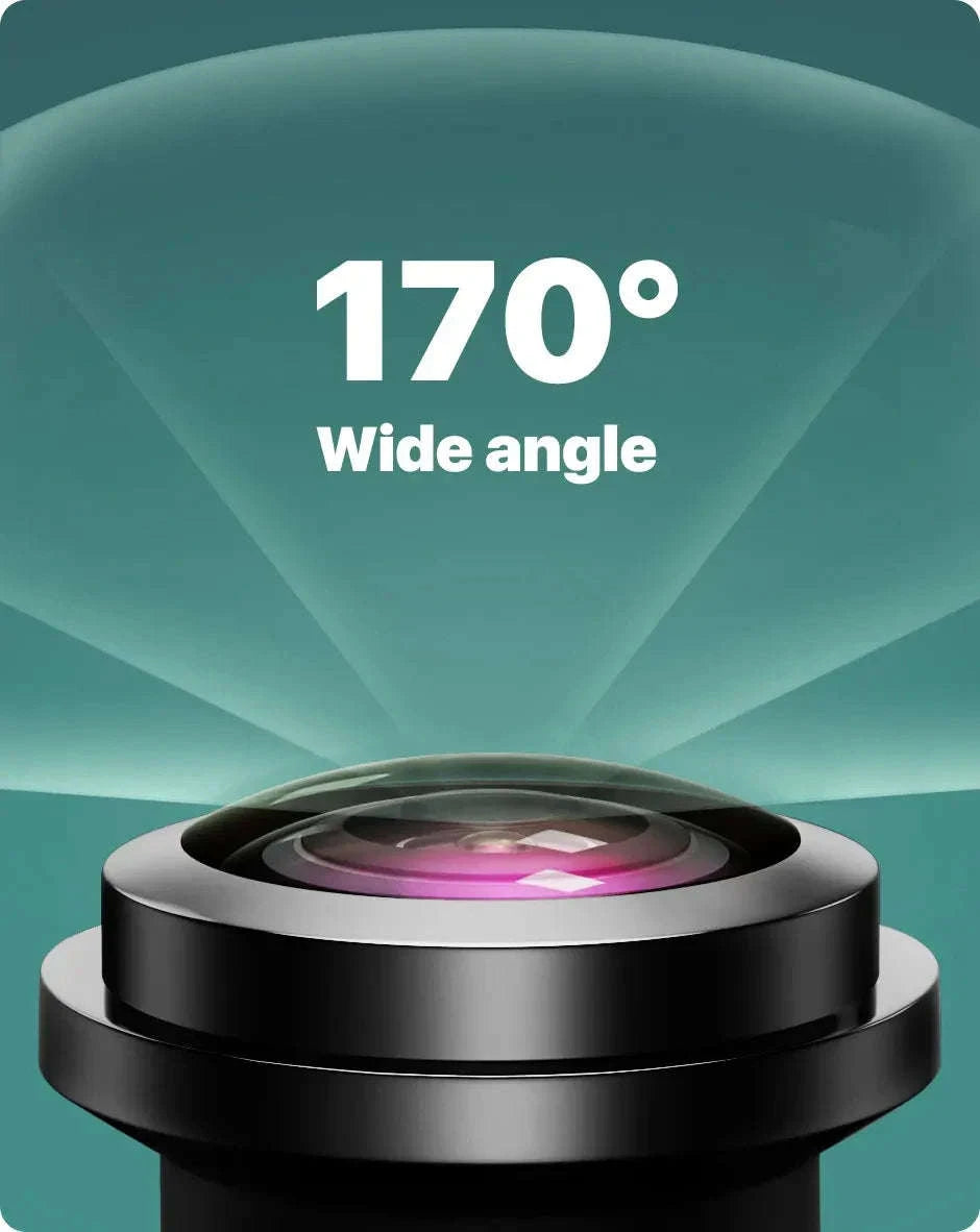 1080P Car Rear View Camera with Night Vision and 170° Wide-Angle Lens-Black / AHD1080P