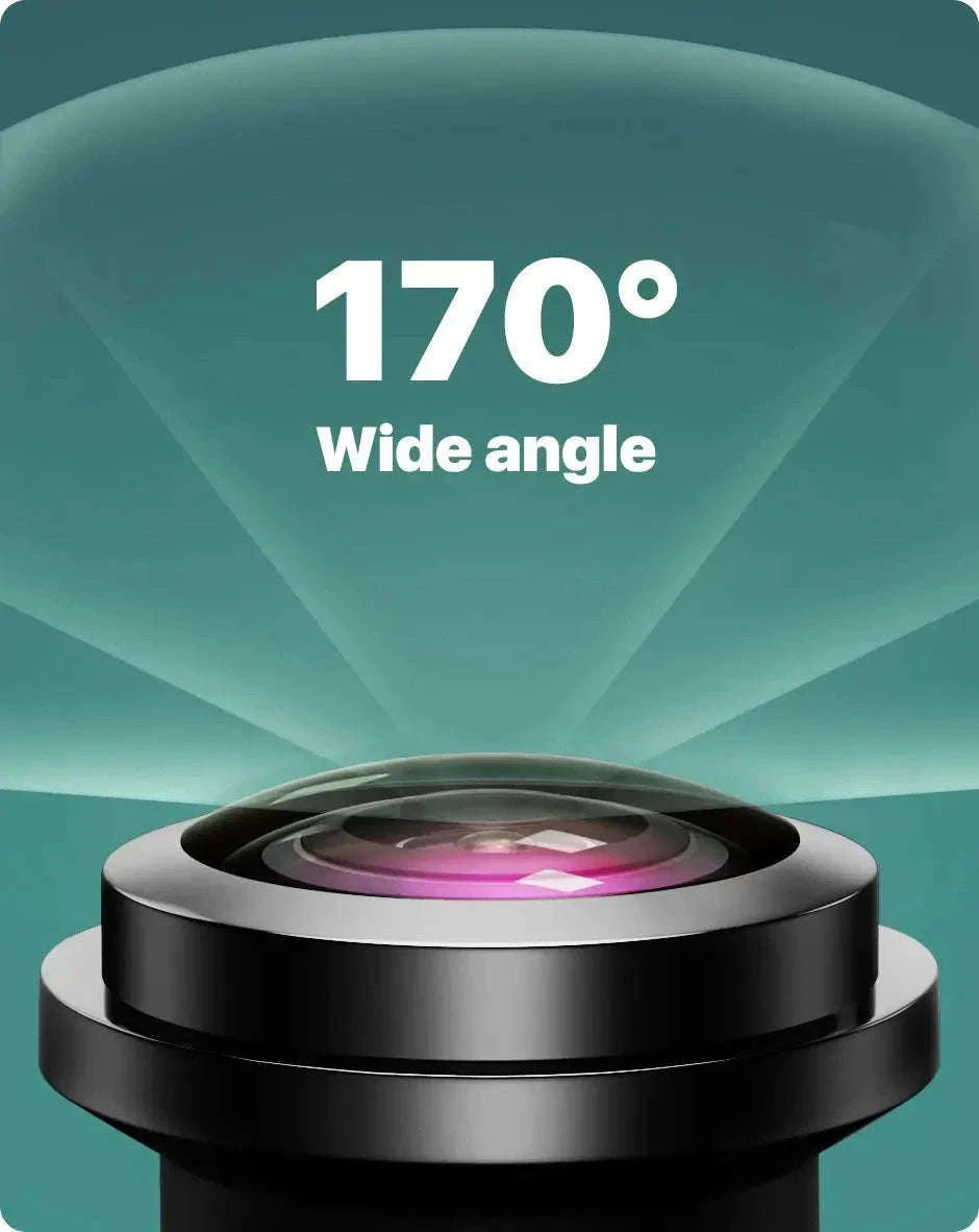 1080P Car Rear View Camera with Night Vision and 170° Wide-Angle Lens-Black / AHD1080P