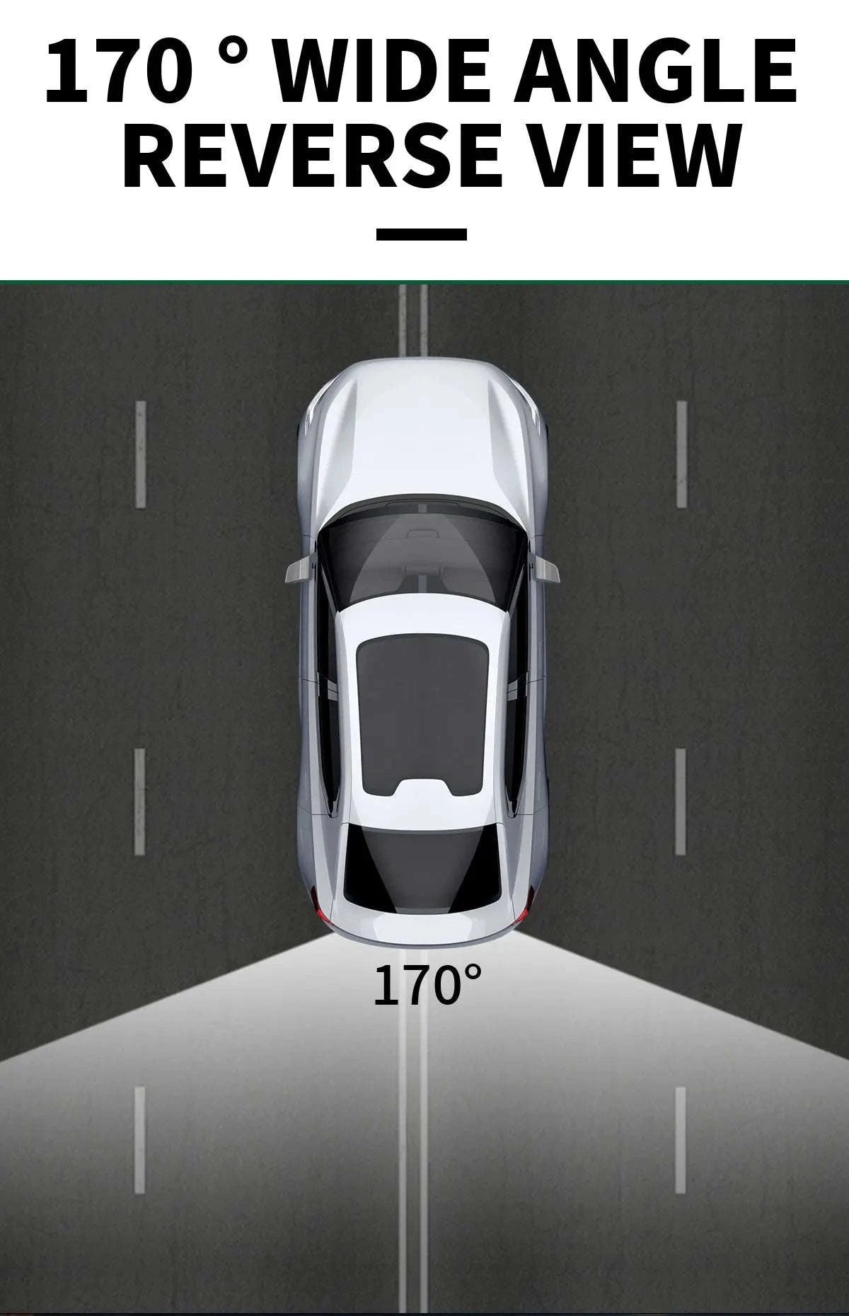 1080P Car Rear View Reverse Camera-AHD 1080P-CVBS / 12 V