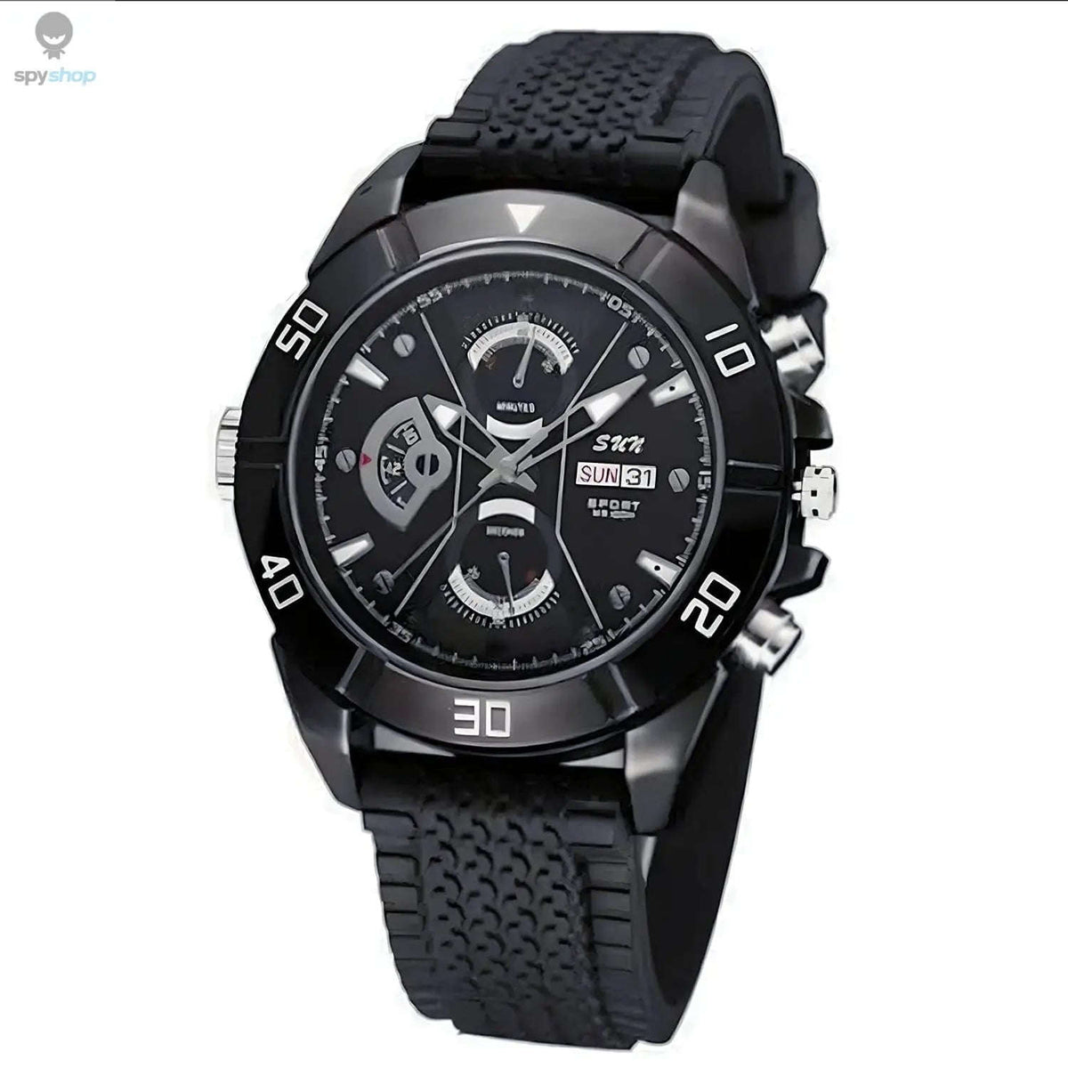 1080p Full HD Wrist Watch Security Camera with 32GB Storage-Default Title