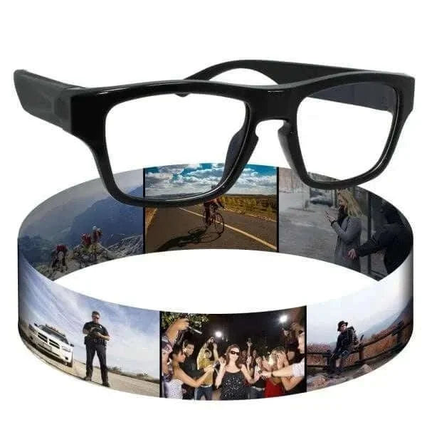 1080P Glasses Mini DVR with Dual Batteries-Default Title