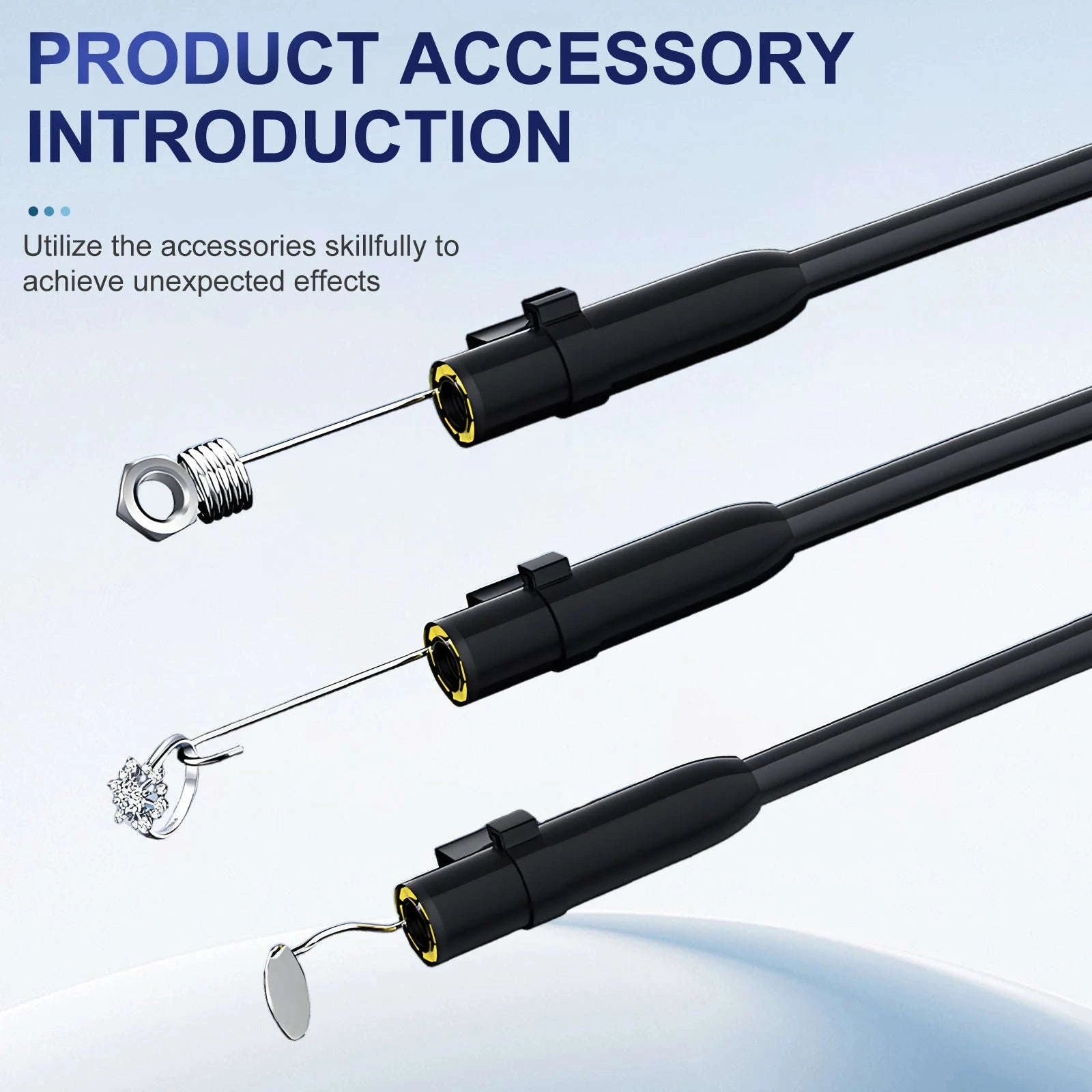 1080P HD Borescope Camera with 4.3" LCD and 8 LEDs-8MM SINGLE LENS / 5m / United States