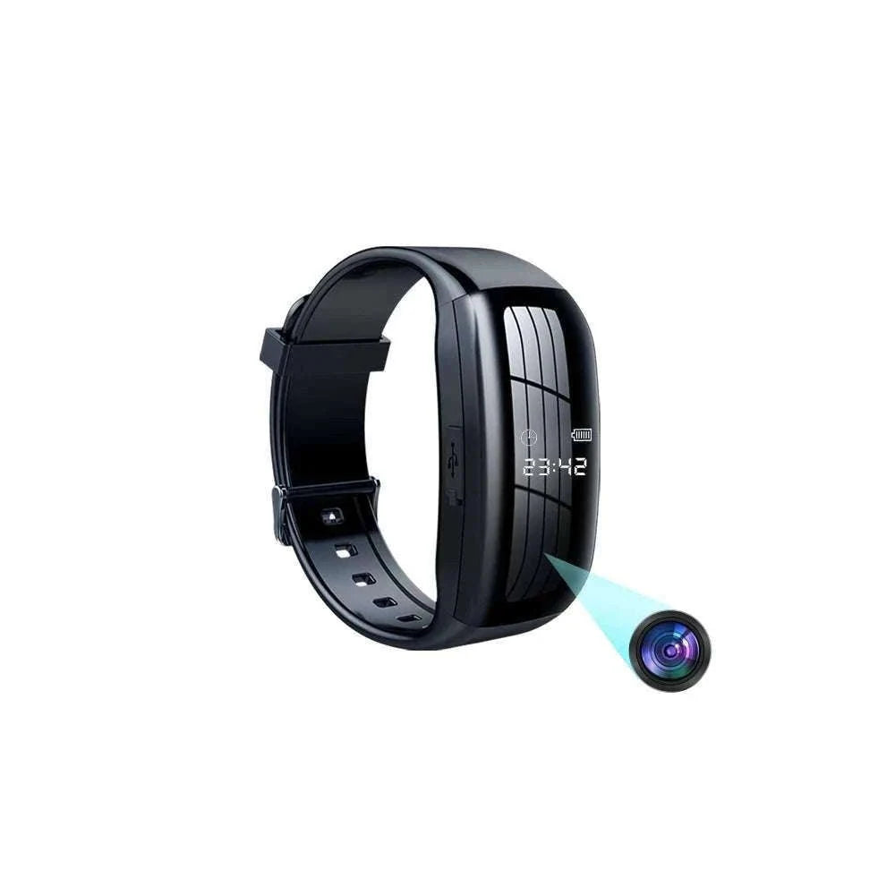 1080P HD Camera Watch with Voice Recorder and One-Click Recording-With otg adapter / 16GB