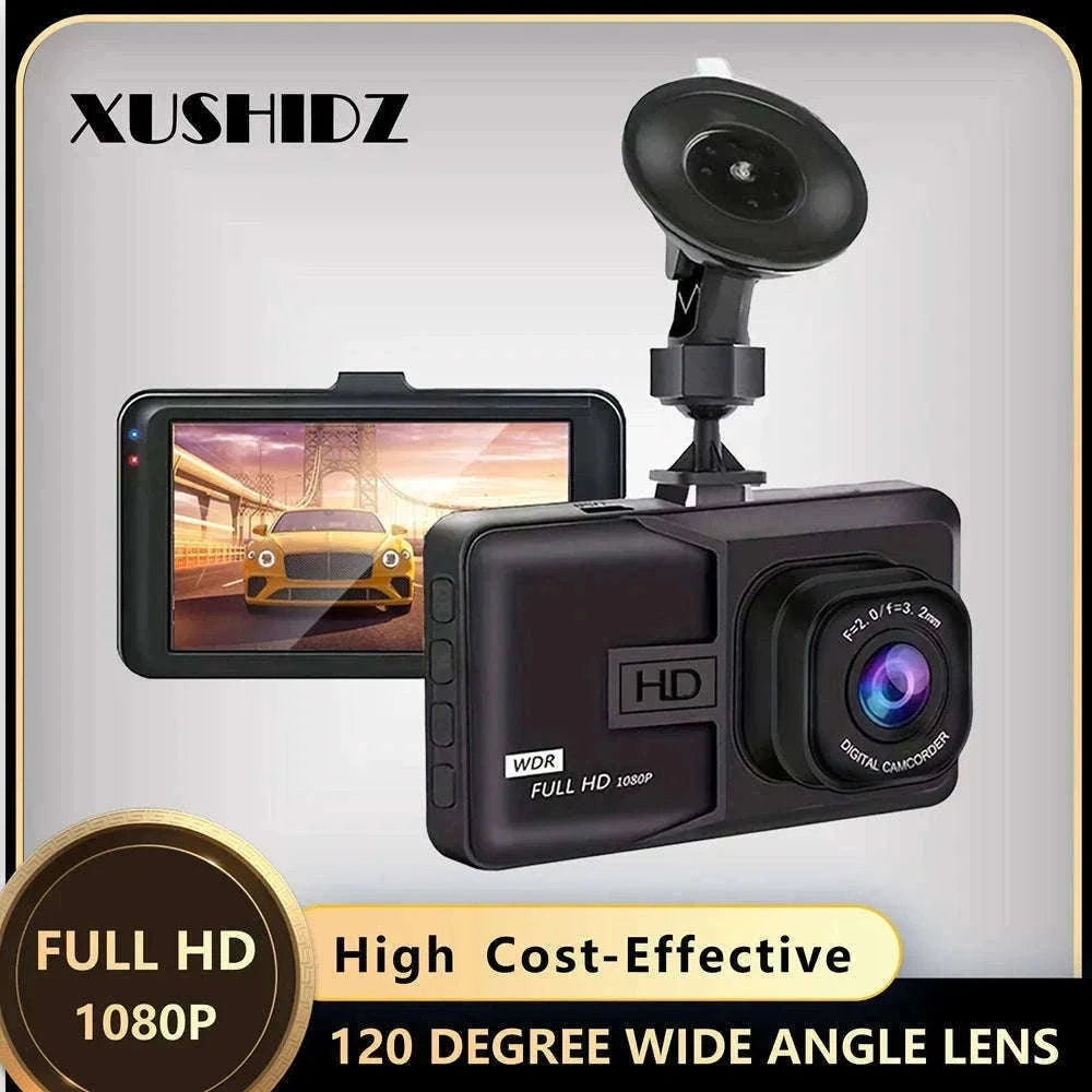 1080P HD Dash Camera Car DVR with Night Vision-Q08 / 16g