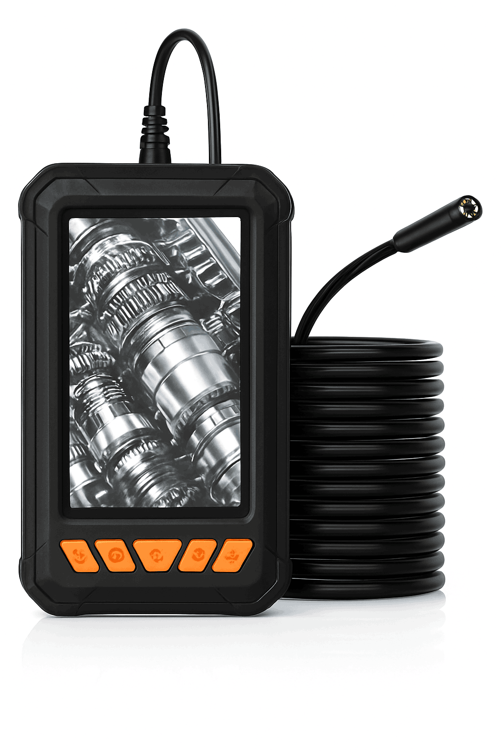 1080P HD Endoscope Camera with 4.3" LCD and 8 LEDs-8MM SINGLE LENS / 2m / United States