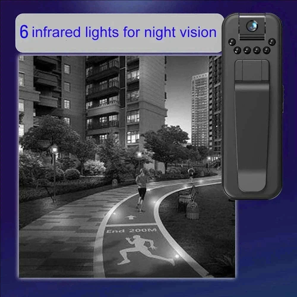 1080P HD Mini Camera with Night Vision-black / Without TF Card