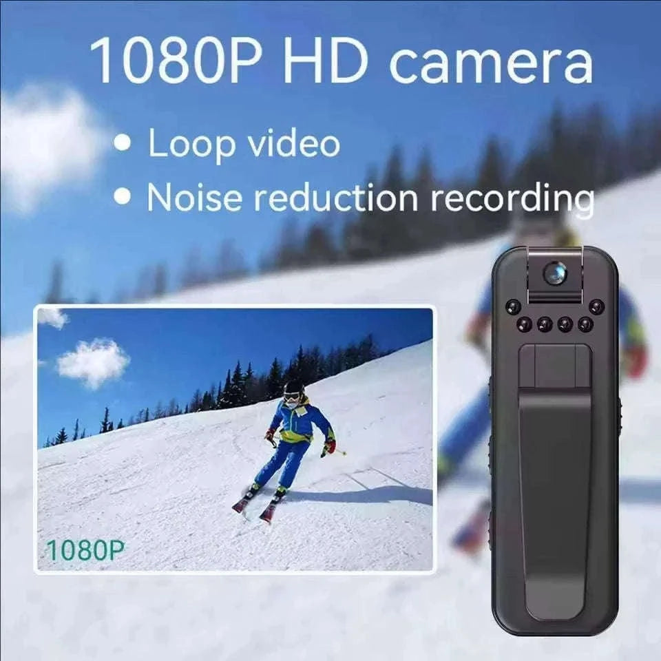 1080P HD Mini Camera with Night Vision-black / Without TF Card