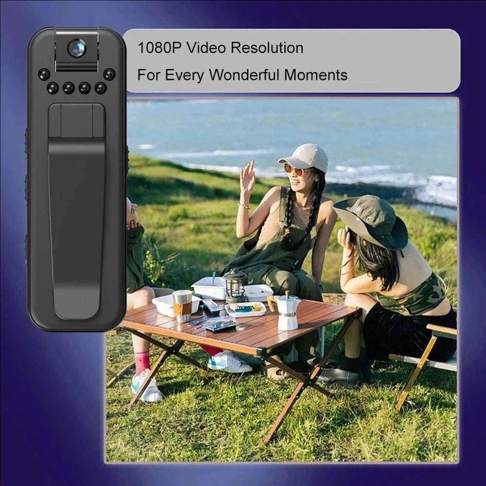 1080P HD Mini Camera with Night Vision-black / Without TF Card