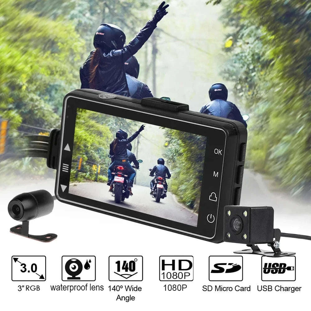 1080P HD Motorcycle Dash Cam DVR SE300-Default Title
