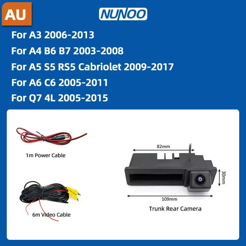 1080P HD Rear View Camera 170° Night Vision for Audi BMW Mercedes-L900